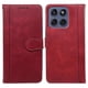 thumbnail image 1 of For Motorola Edge 60 Fusion 5G Case Calf Texture Leather Stand Book Style Phone Cover - Black, 1 of 5