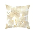 thumbnail image 1 of Jusqu'à 65 % de Rabais SMihono Housse en Polyester Imprimé Plante Dorée Housse de Coussin de Sofa Décoration Intérieure, 1 of 1
