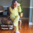 thumbnail image 2 of Womens Pajama Sets - Premium Pajamas for Women Set, Soft & Comfortable Two Piece Sets for Women Sleepwear, Stylish Pijamas de Mujer, Perfect PJ Sets (Fluorescent Yellow-L), 2 of 7