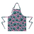 thumbnail image 2 of Football Pattern Apron-Garden Aprons for Women with Pockets-Cotton Linen Waterproof Kitchen Cooking Gardening Aprons Adjustable for Kitchen,Cooking,BBQ and Salon 33x27 Inch, 2 of 7