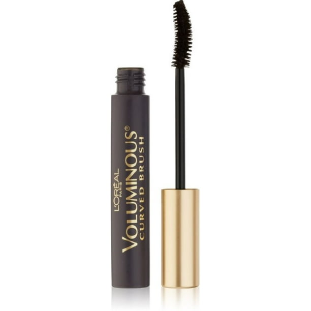 L'Oreal Voluminous Curved Brush Mascara, Black/Brown [350] 0.28 oz