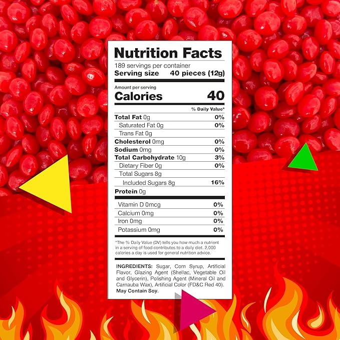 Cinnamon  | 5 Pound Bulk Bag | Red Hots Hard Candy