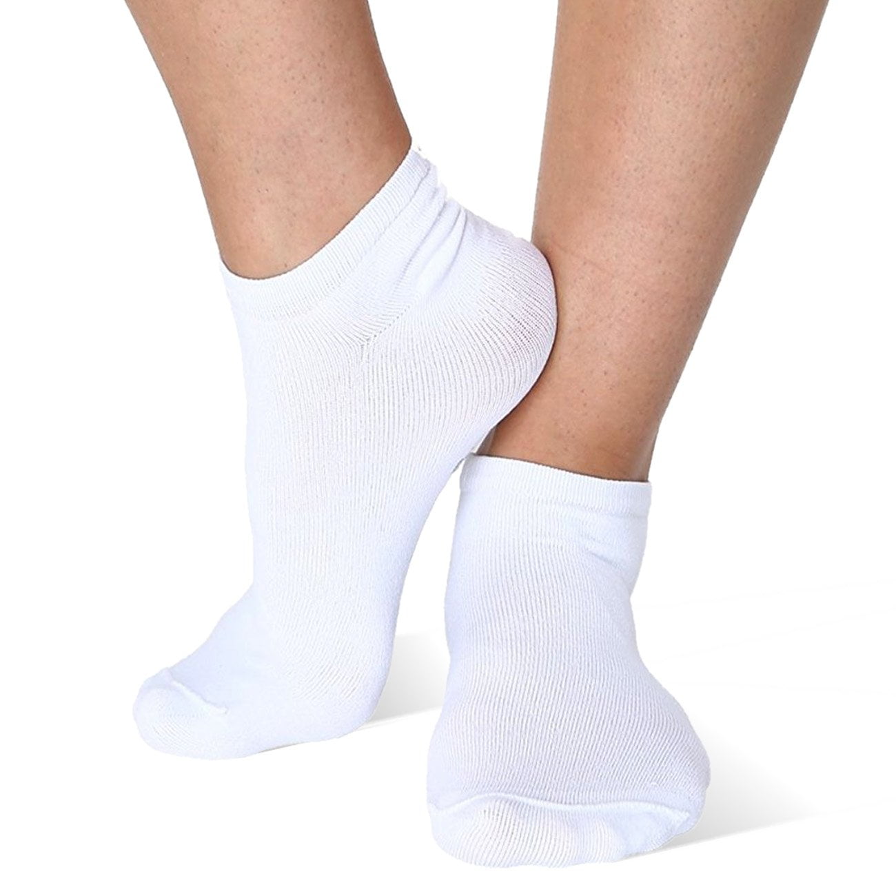 Everlast Men's Assorted 7 Pair Low Cut Black Gray White Ankle No show Socks 14 Pairs White