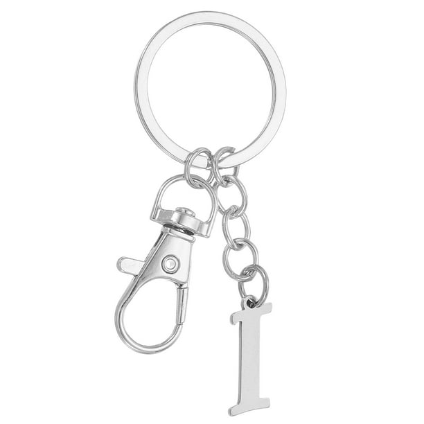Llaveros de letra inicial Uxcell, llavero de colgante DIY para decorar bolsas y mochilas, regalos y favores para hombres y mujeres en fiestas
