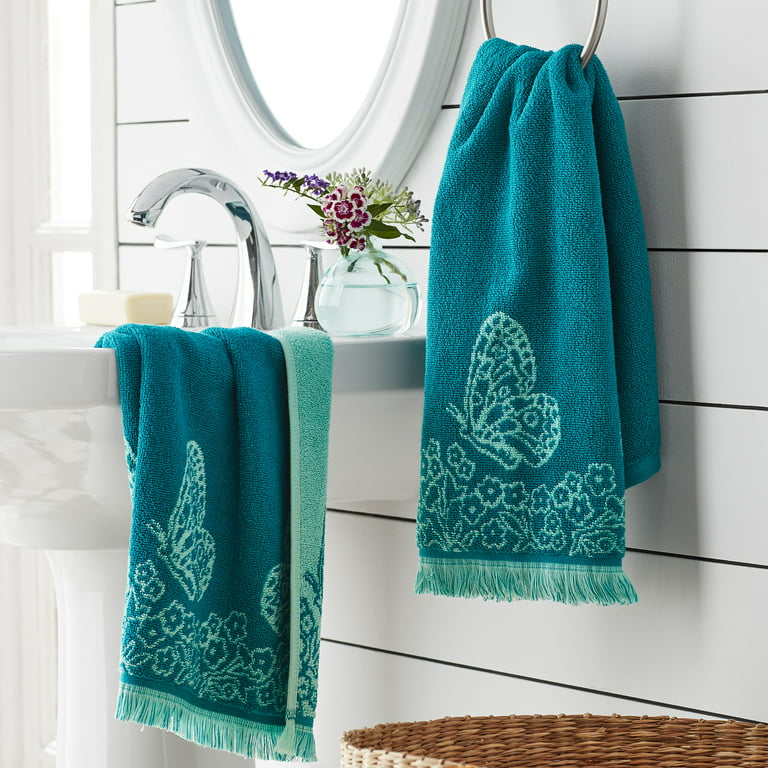 Elaine Karen Premium Cotton Bath Hand Towels for Home, Hotel & Spa, 6-Pack  White 