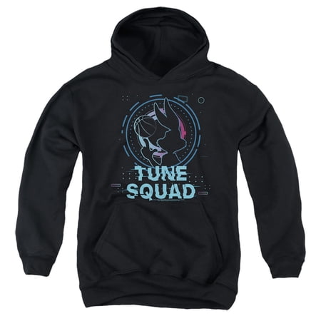 Space Jam: A New Legacy Bugs Tune Squad Kids Pull-Over Hoodie (Large) for Youth Boys and Girls Black