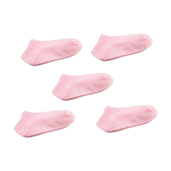 AUQ 5Pair Socks for Women,Cotton No Show Socks Womens,No Show Socks for Women,Pink