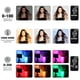 thumbnail image 2 of Luz de vídeo RGB Pixel G1s con control de aplicación Batería recargable integrada de 12 W Luz de cámara LED 10 efectos de iluminación comunes CRI=97 Luz de vídeo RGB de 2500-8500 K con cuerpo de aleac, 2 of 5