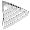 thumbnail image 3 of 5pcs Stainless Steel Cake Ring Triangle Shape Cake Mold Mousse Cake Cutter Baking Mold, 3 of 4