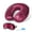 Crushed Velvet Deep Red, variant on Cloudz Luxe Crushed Velvet Memory Foam Neck Pillow with Sleep Mask - Deep Red