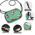 thumbnail image 3 of FORMRS Mini Crossbody Bag for Women Adjustable Shoulder Rope Travel Casual Phone Purse, Green American Footballs, 3 of 7