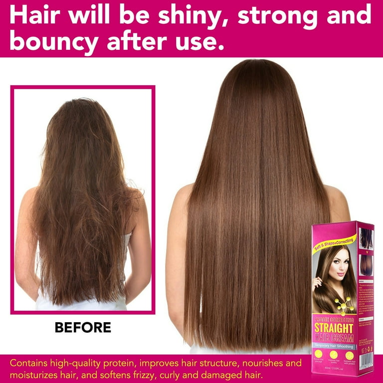 Curly hair damaged from straightening top