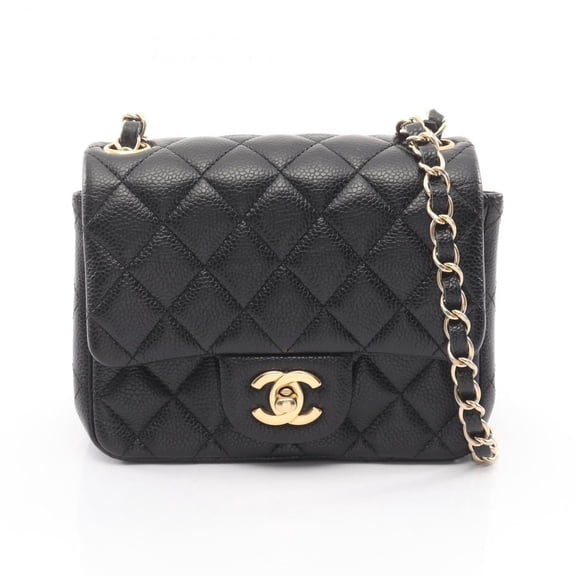 Pre-Owned CHANEL Mini Matelasse Shoulder Bag/Handbag in Calfskin Leather (Cowhide) for Women,...