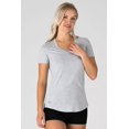 thumbnail image 3 of OTECKA T-Shirt en Coton Supima à Col Rond pour Femmes avec Empiècements Anti-Humidité -3 Packs, 3 of 4