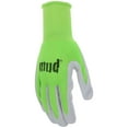 thumbnail image 3 of MUD Simply Women's Nylon Seamless Knit and Flexible Nitrile Coated Palm Garden Gloves, Green, Medium (Pack of 16), 3 of 5