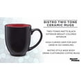 thumbnail image 3 of Bistro Coffee Mugs 16 oz. Set of 10, Bulk Pack - Great for Tea, Cocoa, Diner, Travel mugs - Red, 3 of 5