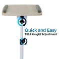 thumbnail image 6 of Mount-It! Height Adjustable Computer Cart | Mobile Computer Desk, 6 of 14
