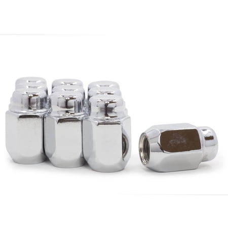 24 Lug Nuts 12x1.25 Chrome Acorn Conical Seat 13/16" Hex