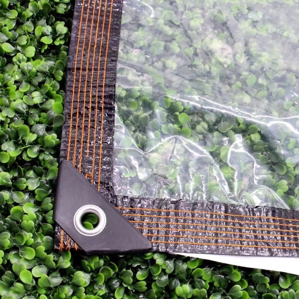 Lona impermeable multifuncional transparente de polietileno, lona impermeable para balcón, refugio contra la lluvia, tela de plástico resistente al viento y al frío.