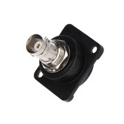 D-Type Double BNC Plug Connector Chassis Panel Mount Adapter o Pa