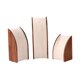 thumbnail image 5 of Expositor de joyas de 3 piezas, elegante, de madera de nogal, para escaparates y mostradores de tiendas. Curvo, 5 of 9