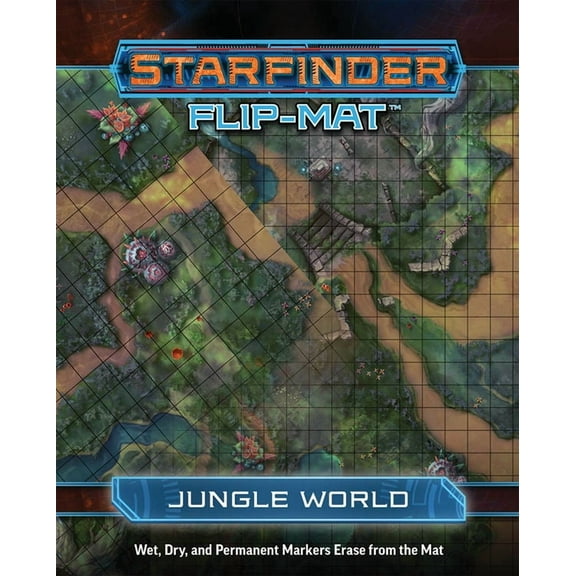 Starfinder Flip-Mat: Jungle World (Paperback)