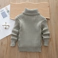 thumbnail image 4 of FYEGRE Boys Sweater Cozy Boys Knitted Sweater Soft Round Neck Pullover Top for Fall and Winter Seasons Comfortable Casual Wear Grey 6-7 Years, 4 of 4