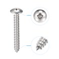 thumbnail image 3 of Uxcell #10 x 1-1/2" 304 Stainless Steel Phillips Head Self Tapping Screws 50 Pack, 3 of 5