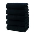 thumbnail image 2 of 5 Pcs Cotton Towel Set, European American Style Border Face Wash Cloth, Absorbent Fast Drying, Natural Soft Comfortable, Multi-Scene Use, Wholesale Gift Package, 2 of 6
