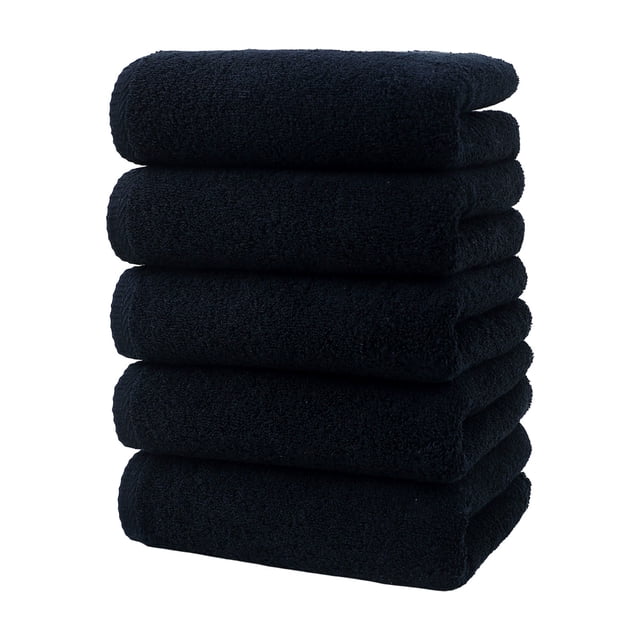 Toallas de algodón, paquete de 4 o 5 toallas, absorbentes, para el rostro, suaves y de secado rápido, ideales para baño, cocina, viajes y gimnasio. Medidas: 78 x 34 cm (30,7 x 13,4 pulgadas). Color