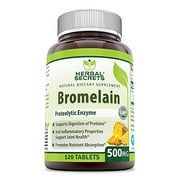 Best Anti Inflammatory Tablets - Herbal Secrets Bromelain 500 Mg 120 Tablets (Non-GMO) Review 