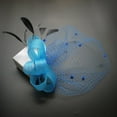 thumbnail image 3 of Voile Rétro pour Femmes avec Nœud et Plumes Accessoires pour Cheveux de Mariage, 3 of 8