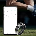 thumbnail image 4 of Ring Smart Ring Sports Sleep Monitoring  Control Stainless Steel Health Tracker Ring with Display Screen, 4 of 7