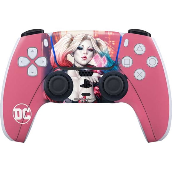 Skinit DC Comics Harley Quinn Rebirth Cover #1 Legacy Color Variant Art by Art Germ PS5 Controller Skin