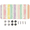 Multicolor 3, variant on ADECORIVY Colored Stripes Vertical License Plate, Aluminum Decorative Novelty Vanity Tag with 4 Holes, Front Plate for Men Women Car Tag Accessories, 6 x 12 inch