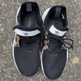 thumbnail image 4 of Adi - das Originals Black Running Shoes Multi Colors Sneakers Size 4 ART EE7096, 4 of 6