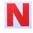 thumbnail image 3 of 2 x Self Adhesive N Plates Novice Driver Car Badge Road Legal Twin Pack, 3 of 4