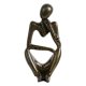thumbnail image 1 of Conjunto de estatua de moderno, esculturas abstractas, decoración del hogar para estantería, mesa de café, estante, escritorio, decoración de Derecho L mayimx Escultura del pensador, 1 of 9