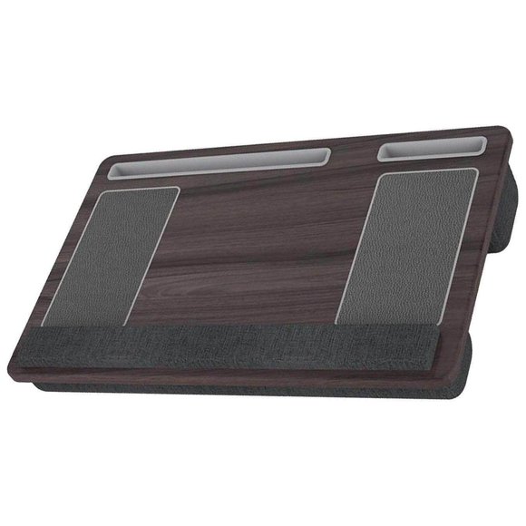 facefd Lap Desk Comfortable Lazy Computer Laptop tray work from Table with Wrist Rest Gray