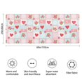 thumbnail image 3 of Pioneer Flower Floral Print Pattern Bathroom Rugs Mat, Non Slip Microfiber Bathroom Rug with Rubber Backing, Soft Mats for Bathroom Floor Tub Shower, 24"x60", 3 of 5