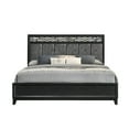 thumbnail image 6 of New Classic Furniture Obsidian Solid Wood Queen Panel Bed in Black, 6 of 7