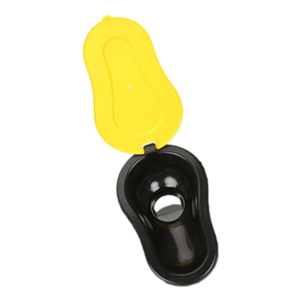 Injueey Inodoro temporal Inodoro en cuclillas para el del sitio de construcción del trabajador Juegos de accesorios de baño Amarillo