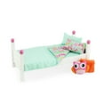 thumbnail image 5 of Emily Rose 18-Inch Doll Accessories Reversible 6 Piece Owl Print Bedding Set, 5 of 9