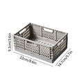 thumbnail image 3 of Desktop Folding Storage Basket, Organizer for Snacks, Stationery, Cosmetics, Miscellaneous Items, Fruit Basket, Home Office and Dorm Room Storage, 3 of 6