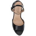 thumbnail image 5 of Journee Womens Nairri Vegan Leather Platform Heel Dress Sandals, Widths Available, 5 of 10
