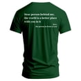 thumbnail image 4 of You Are Enough Tshirt for Men Summer Short Sleeve Crewneck Dear Person Behind Me Shirt Mens Graphic Tee, 4 of 6