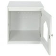 thumbnail image 3 of ZENY Decorative Cat House Pet House, Cats Furniture Cabinet 18.9"W x 20.9"D x 20.9"H White, 3 of 10
