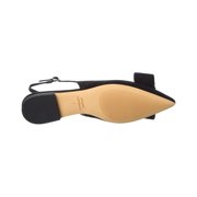 Stuart Weitzman Julietta Suede Slingback, 8, Black