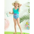 thumbnail image 5 of Child Girls One Piece Ruffle Swimsuit Criss Cross Bathing Suit Swimwear 4-12 Years, 5 of 10