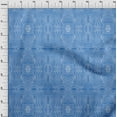 thumbnail image 4 of oneOone Cotton Cambric Blue Fabric Moire Sewing Craft Projects Fabric Prints By Yard 42 Inch Wide, 4 of 4